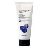 Tony Moly Clean Dew Foam Cleanser Blueberry Омолаживающая пенка для умывания с экстрактом черники 18
